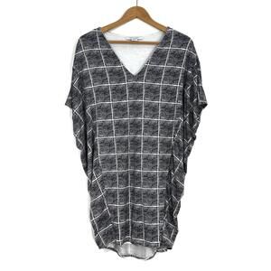 Bella Luxx Los Angeles Women’s Size XS Black Motif Polka Dot Plaid Mini Dress